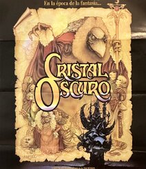 The Dark Crystal Original 1983 Spanish theatrical poster for Jim Henson and Frank Oz's fantasy landmark The Dark Crystal ( Cristal Oscuro ). Richard Amsel's celebrated artwork...