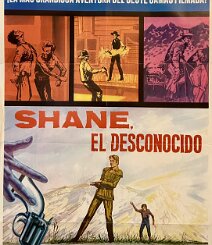 Shane An original early-'70s Spanish-language Cinema International Corporation theatrical reissue onesheet for George Stevens' landmark 1953 Western Shane , released...