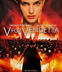V for Vendetta Rolled single-sided video onesheet. For the DVD release. $20.00